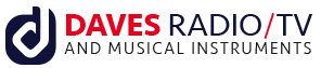 Daves Radio/TV and Musical Instruments Logo